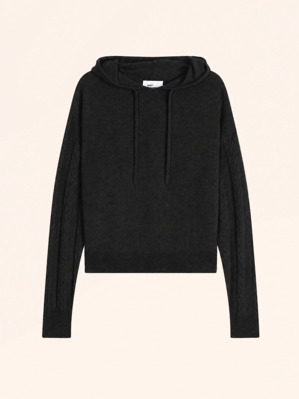 POLARA pullover mit kapuze schwarz