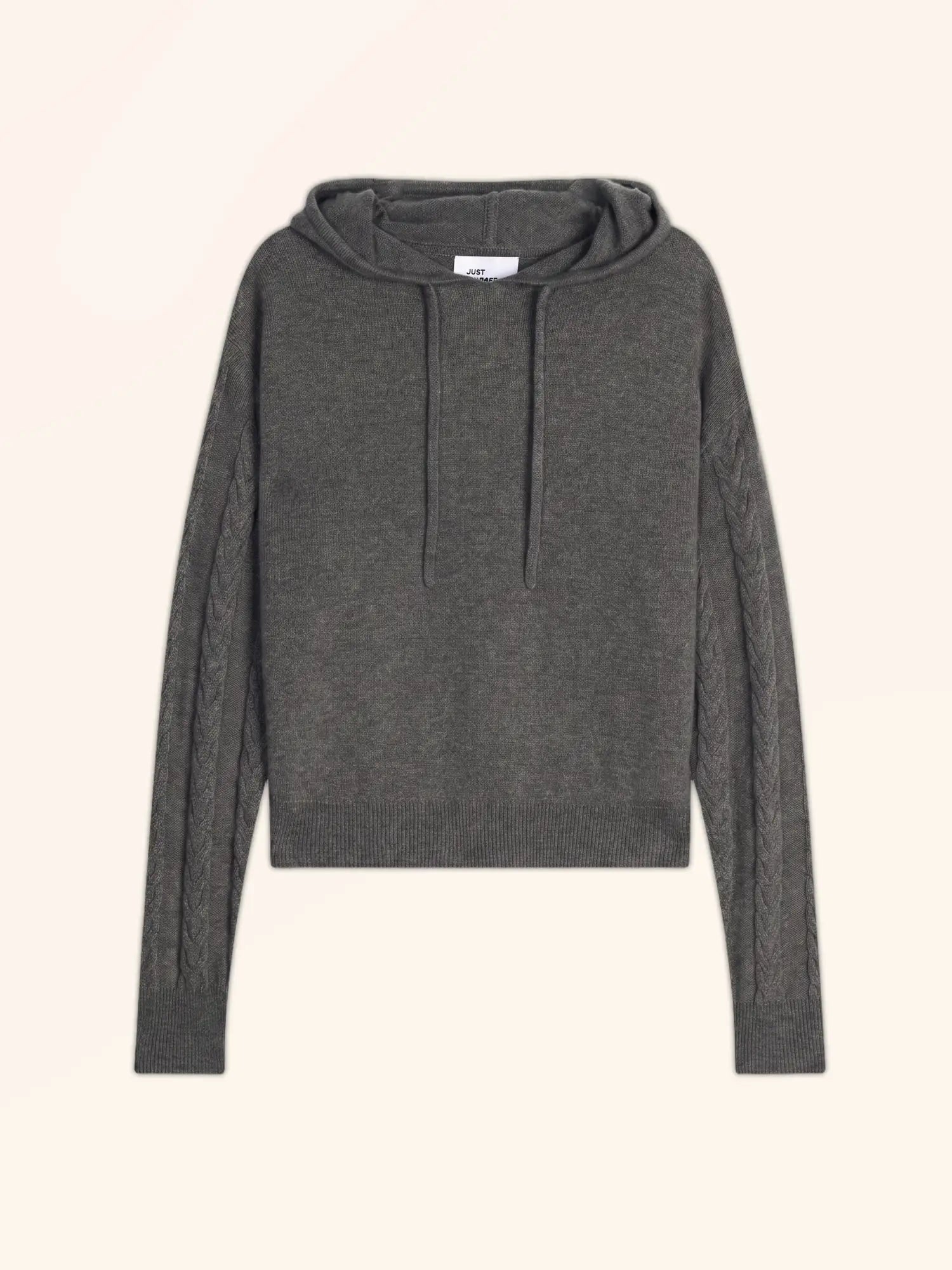 POLARA pull capuche anthracite chiné
