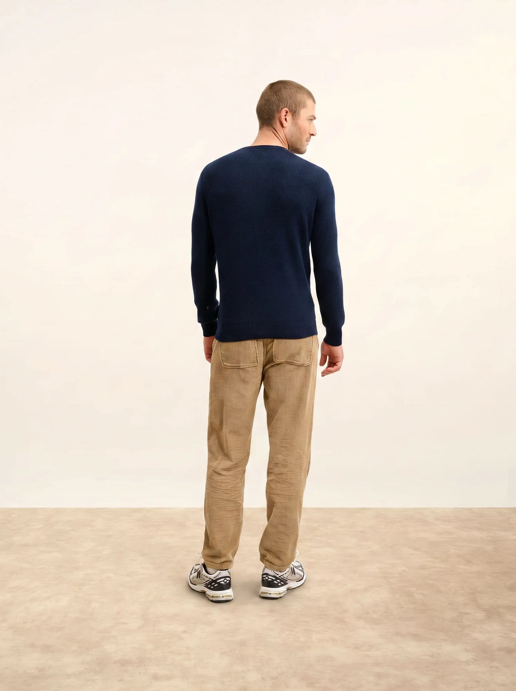 BRENNAN pullover rundhalsausschnitt marineblau
