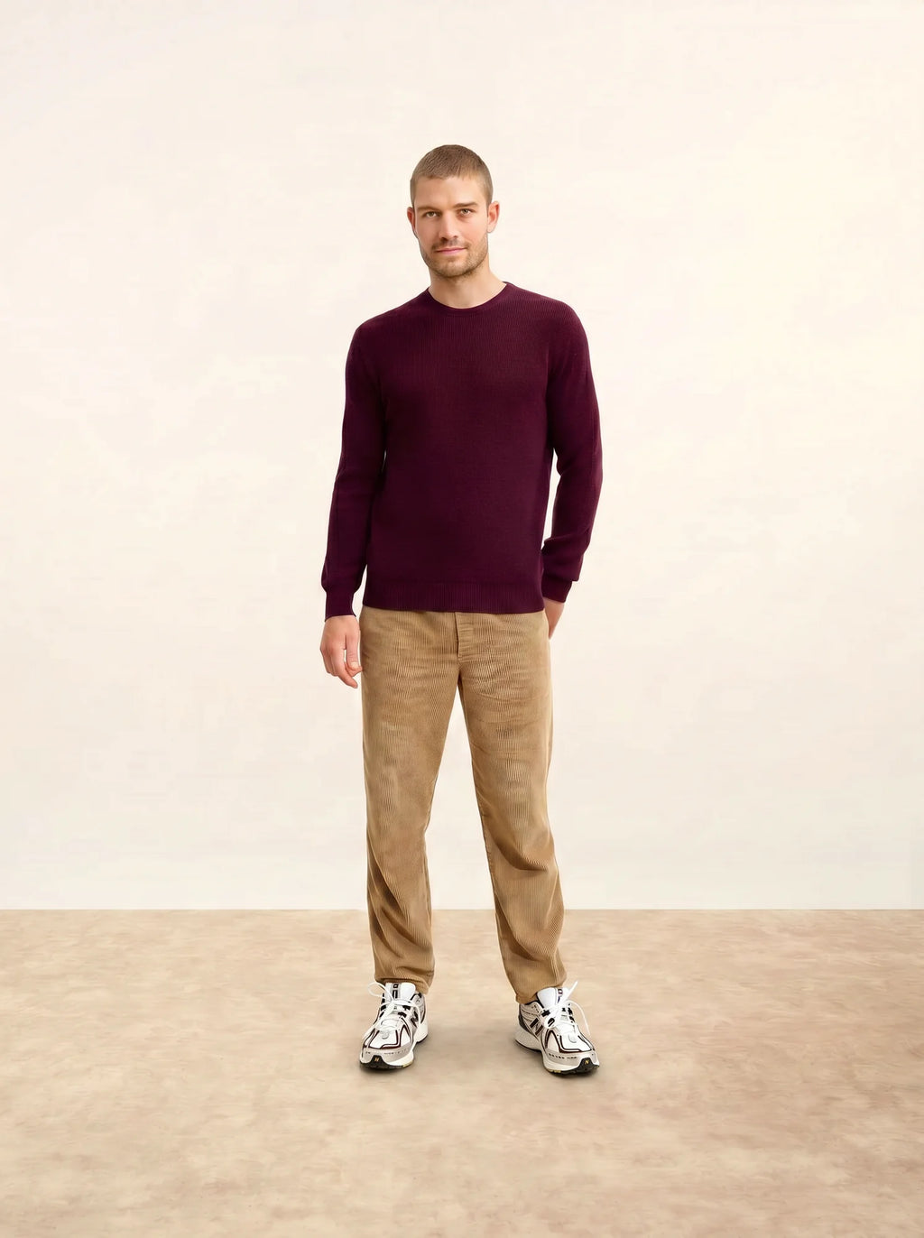 BRENNAN pullover rundhalsausschnitt mûre