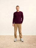BRENNAN pullover rundhalsausschnitt mûre
