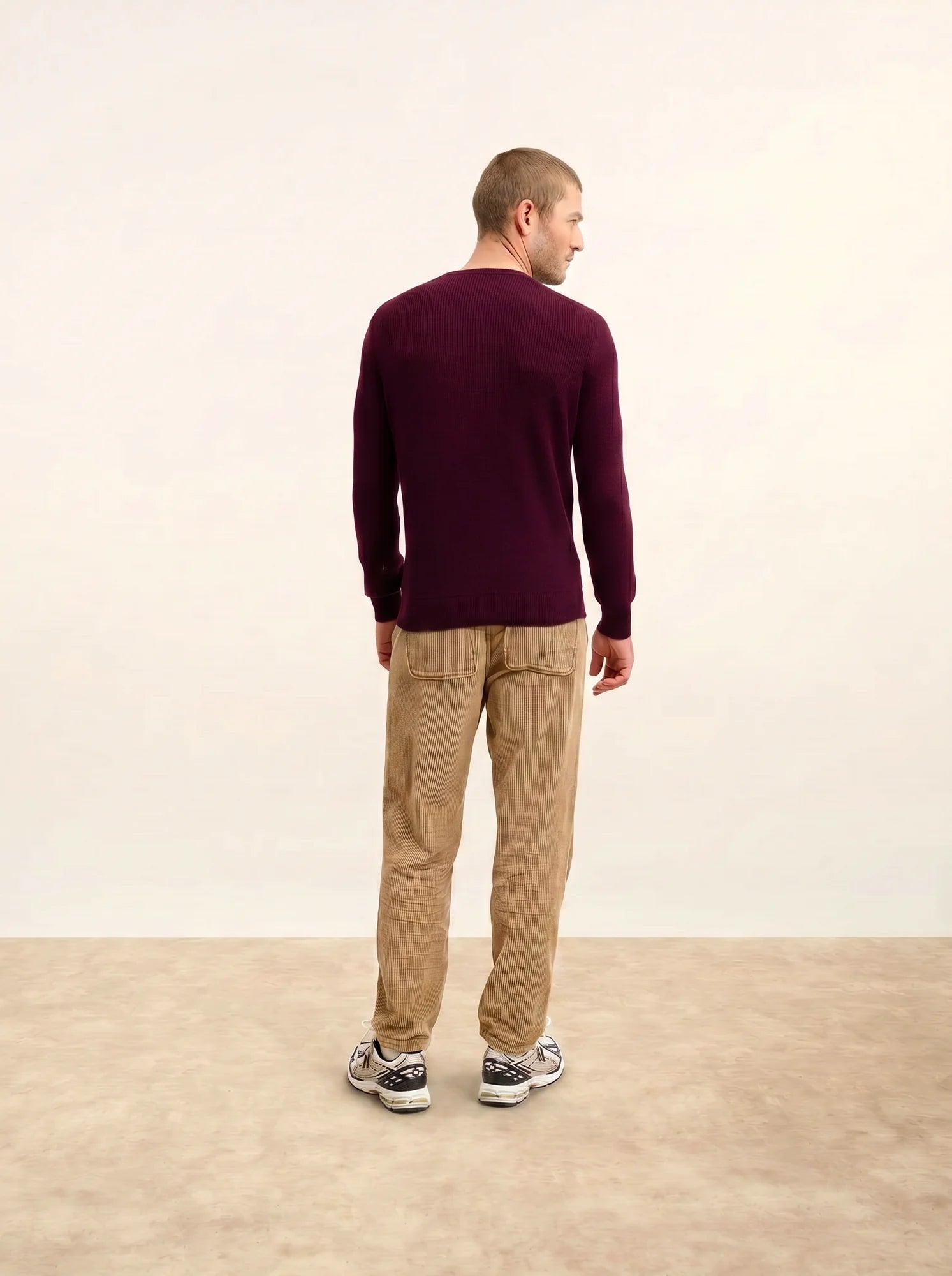 BRENNAN pullover rundhalsausschnitt mûre