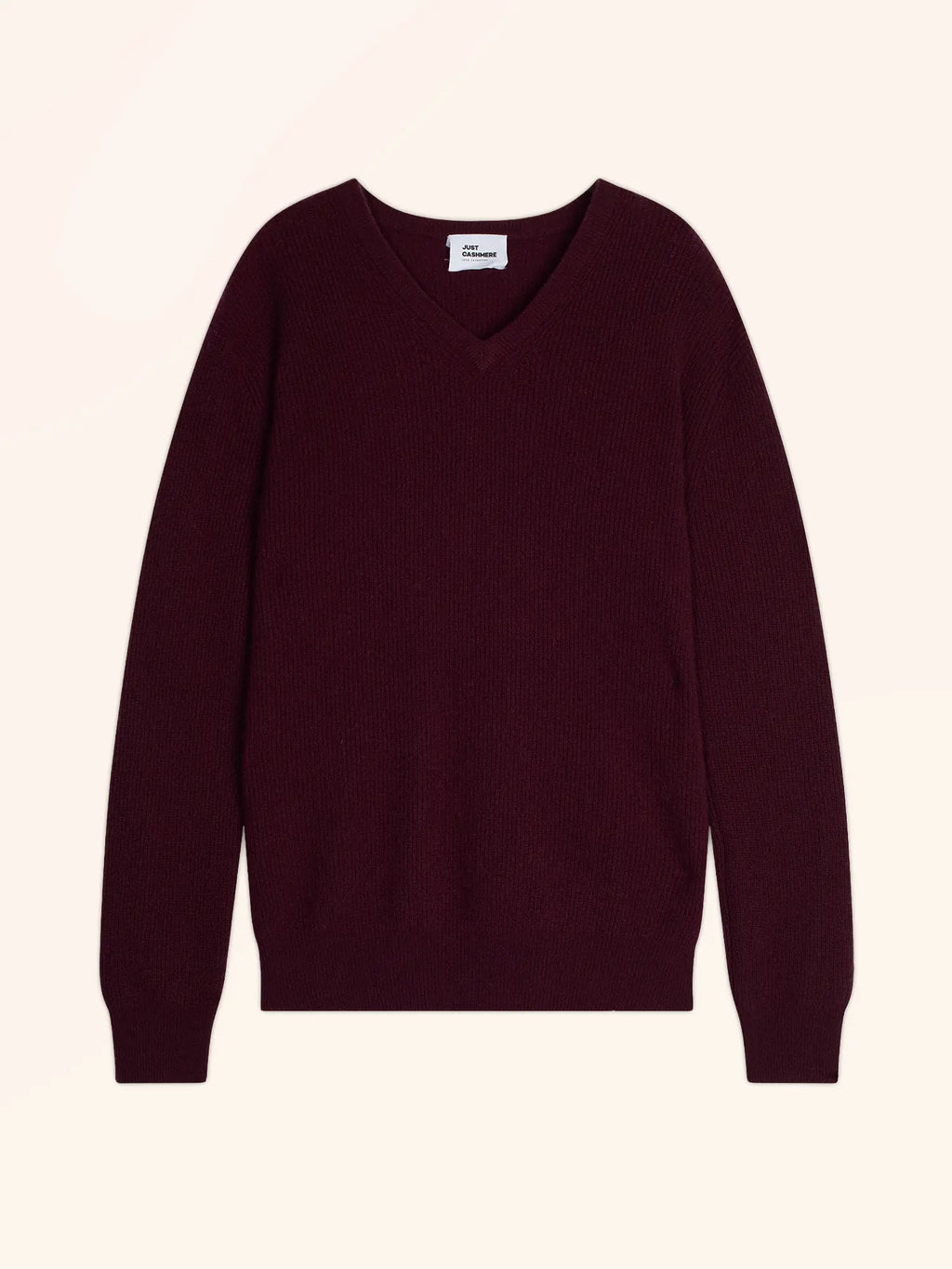 MEVRON pullover v-ausschnitt mûre