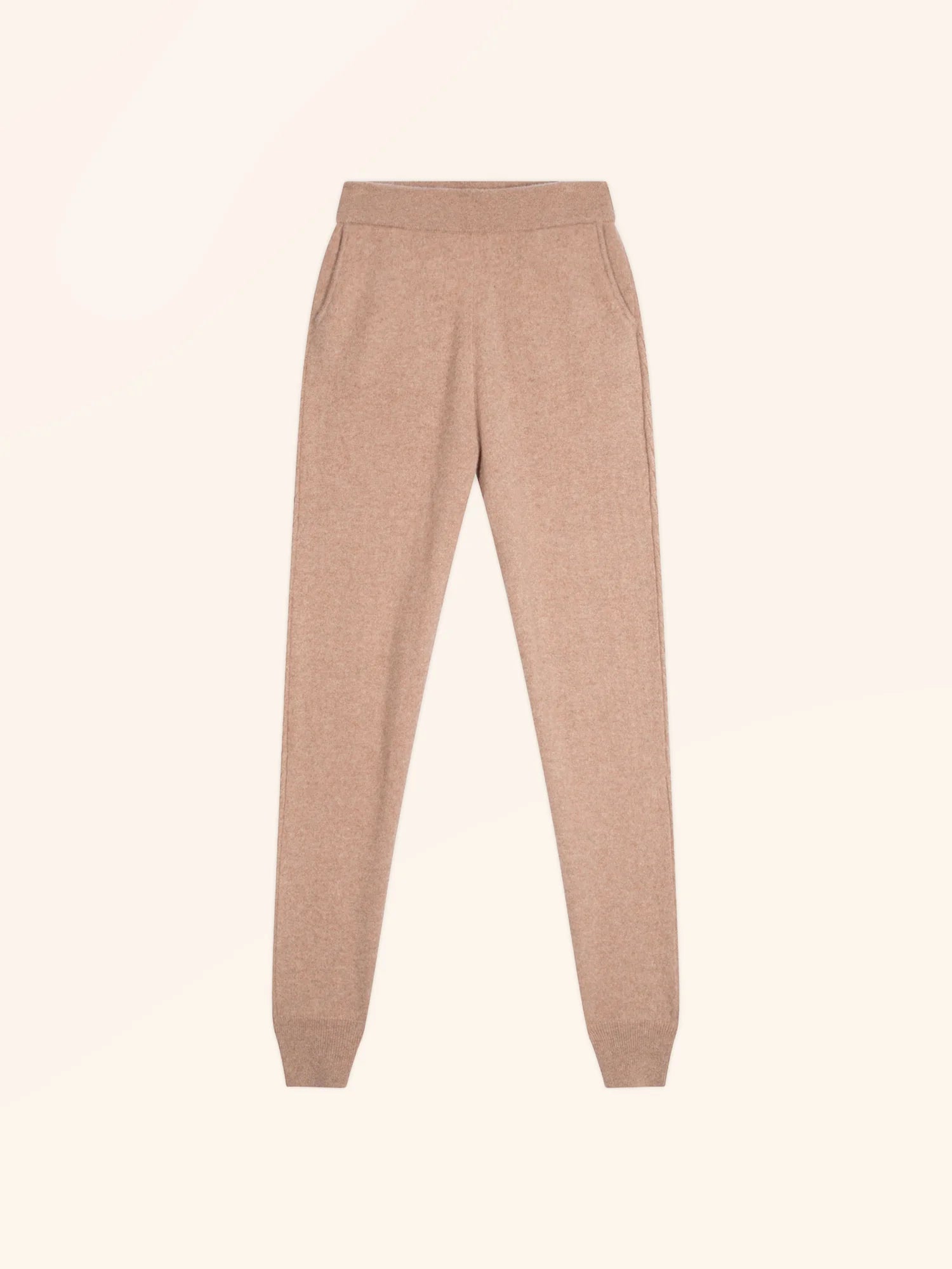 TALIA jogginghose camel meliert
