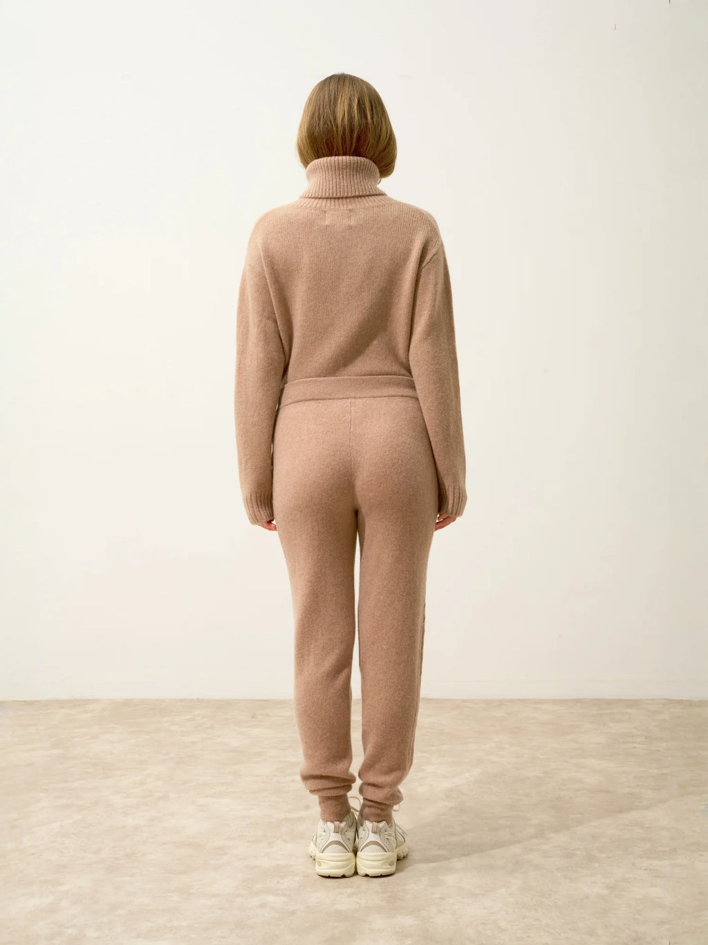 TALIA jogginghose camel meliert
