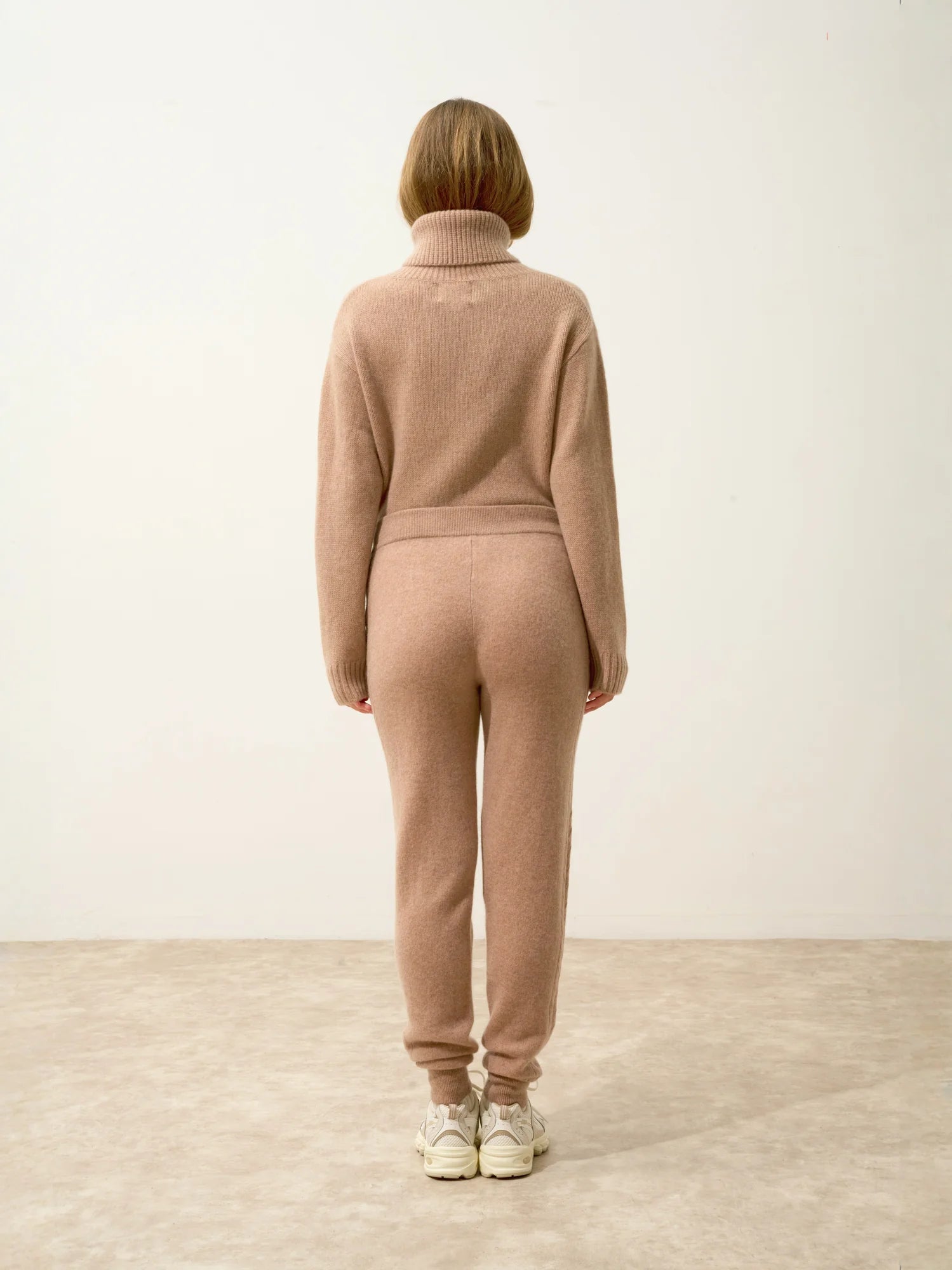 TALIA jogginghose camel meliert