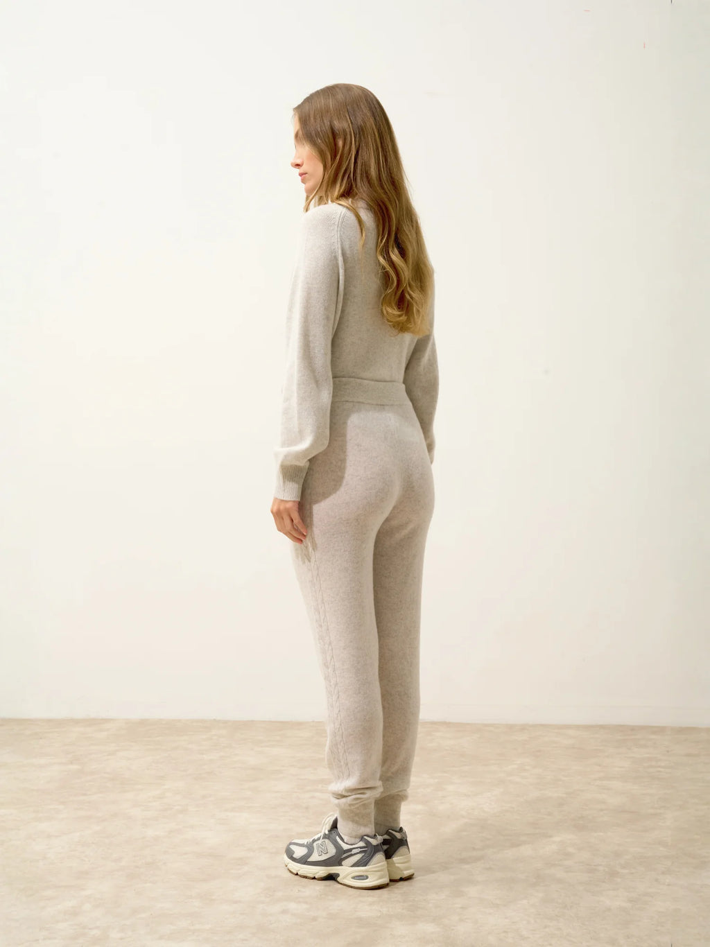TALIA jogginghose perlgrau meliert