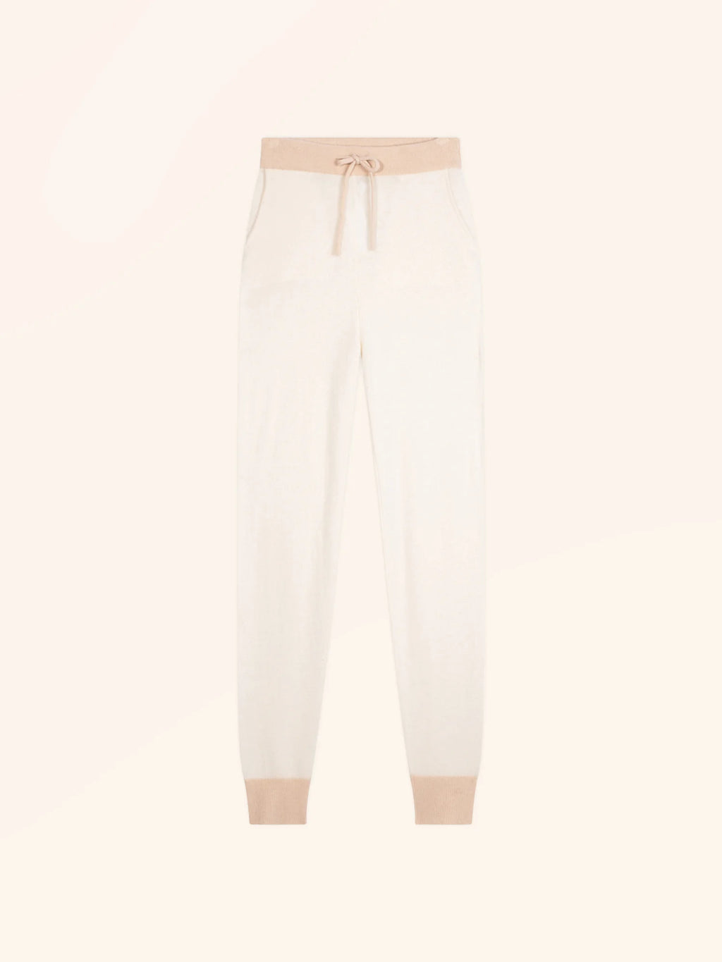 MARCELINE jogginghose sand und elfenbein