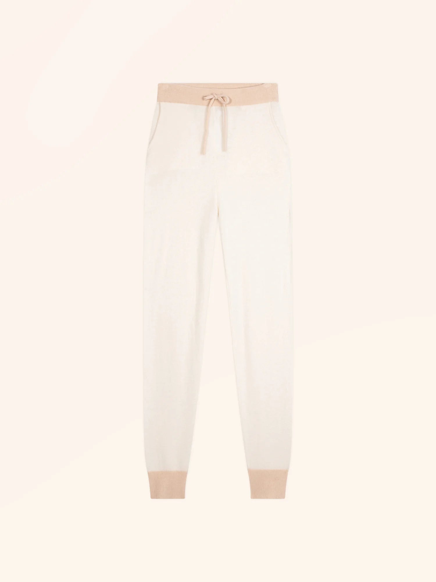 MARCELINE jogginghose sand und elfenbein