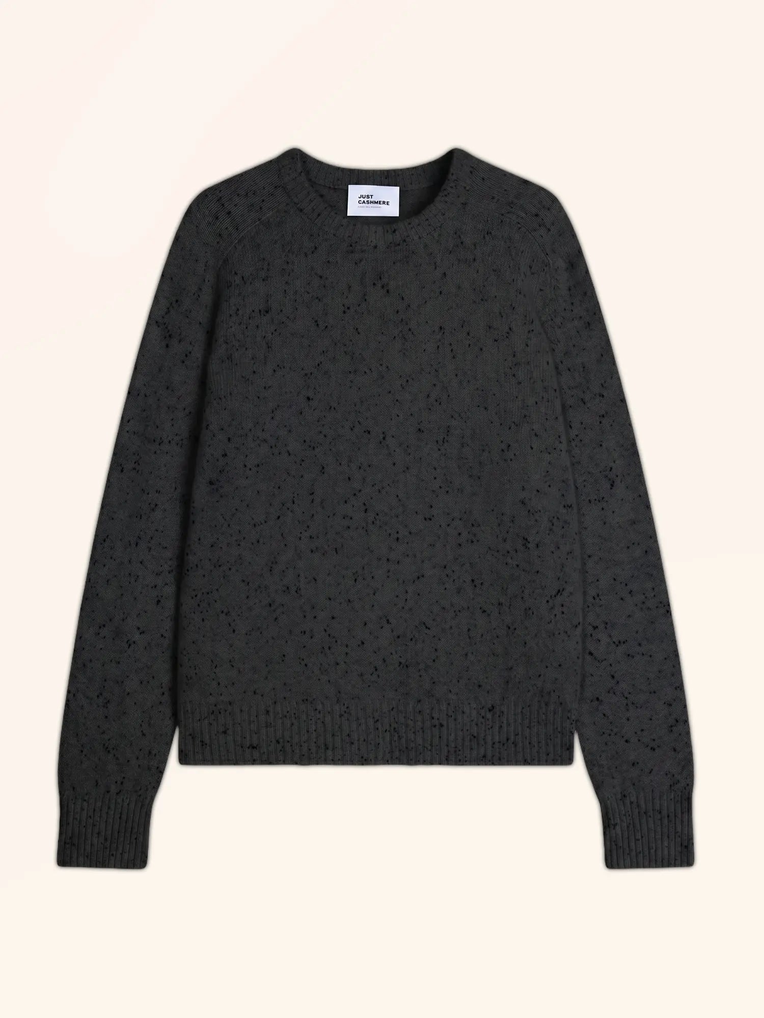 LAVINIA pullover rundhalsausschnitt 4-fädig schwarz