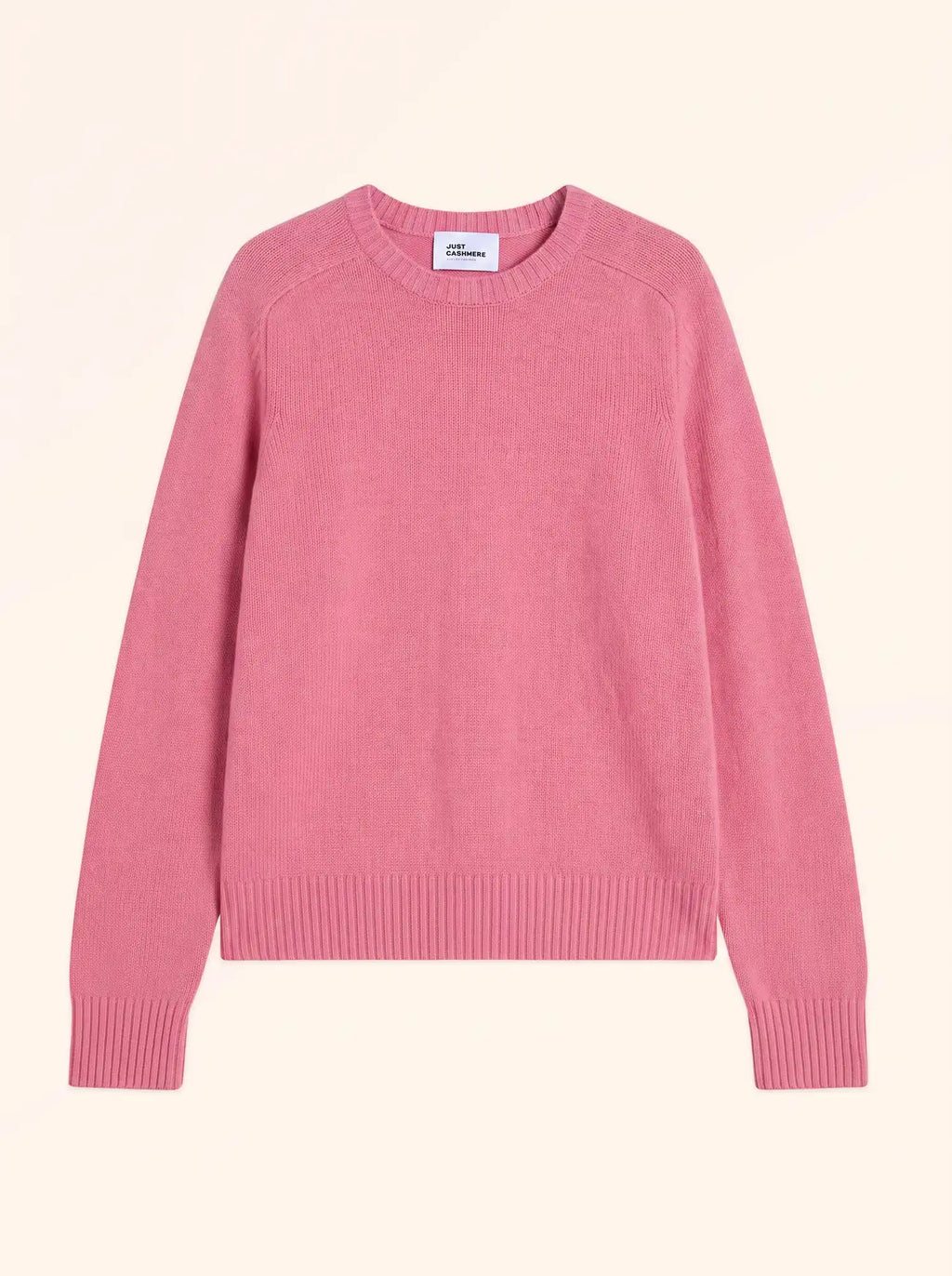 LAVINIA pullover rundhalsausschnitt 4-fädig fraise