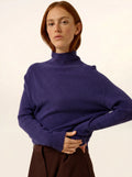 FIORINA pullover rollkragen violett