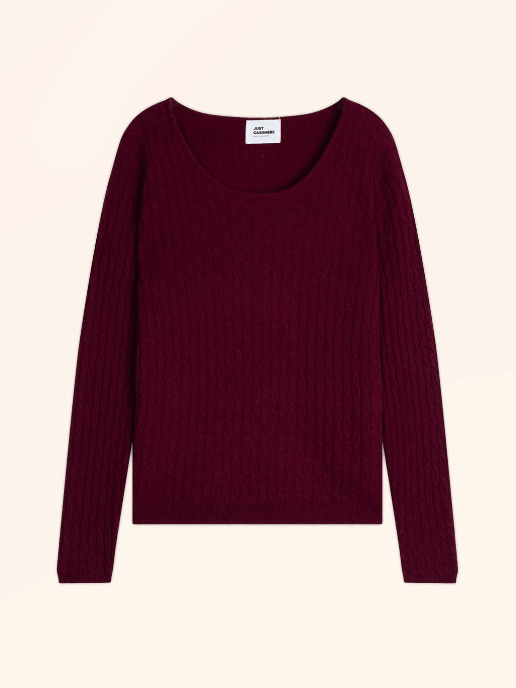 RELINA pullover u-boot-ausschnitt bordeaux