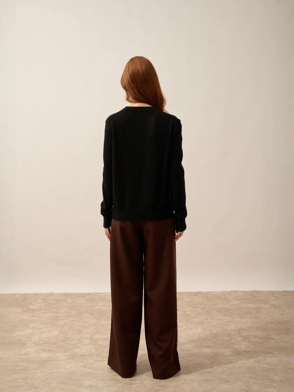 LUNERA pullover rundhalsausschnitt schwarz