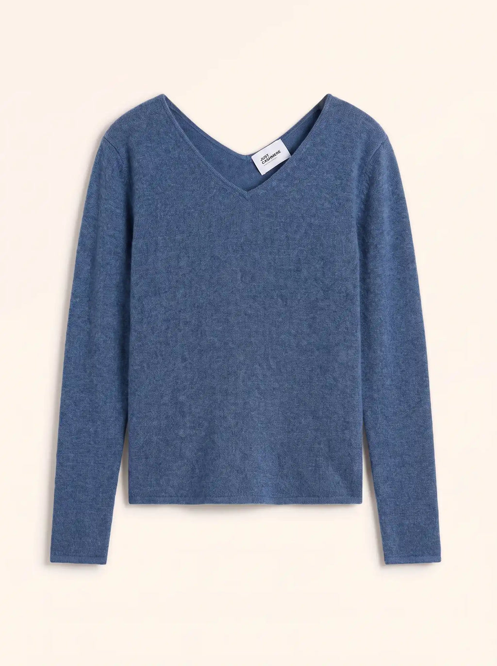 MIRELLA pullover v-ausschnitt vorne und hinten blau denim