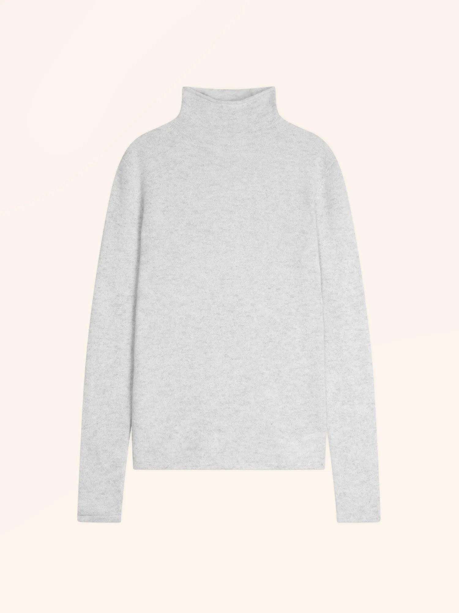 LYSANDRA pullover rollkragen perlgrau meliert