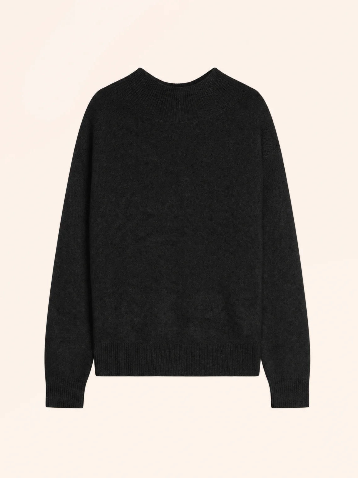 AMBER pullover stehkragen schwarz