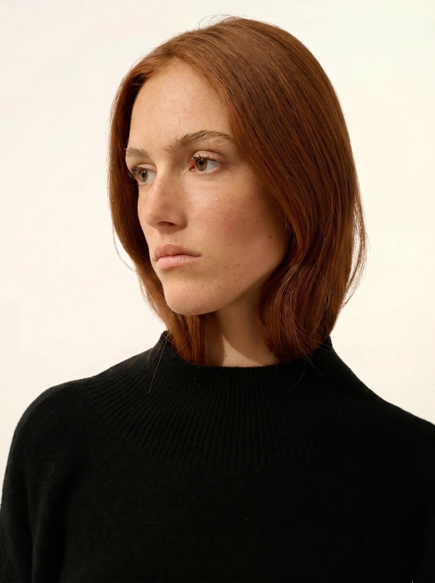 AMBER pullover stehkragen schwarz