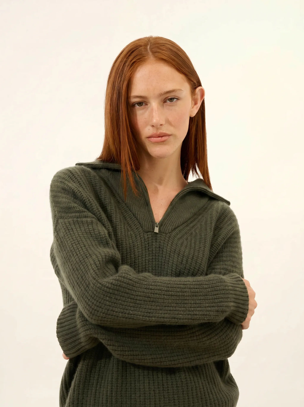 NORDICA pullover dockermütze 6-fädig khaki