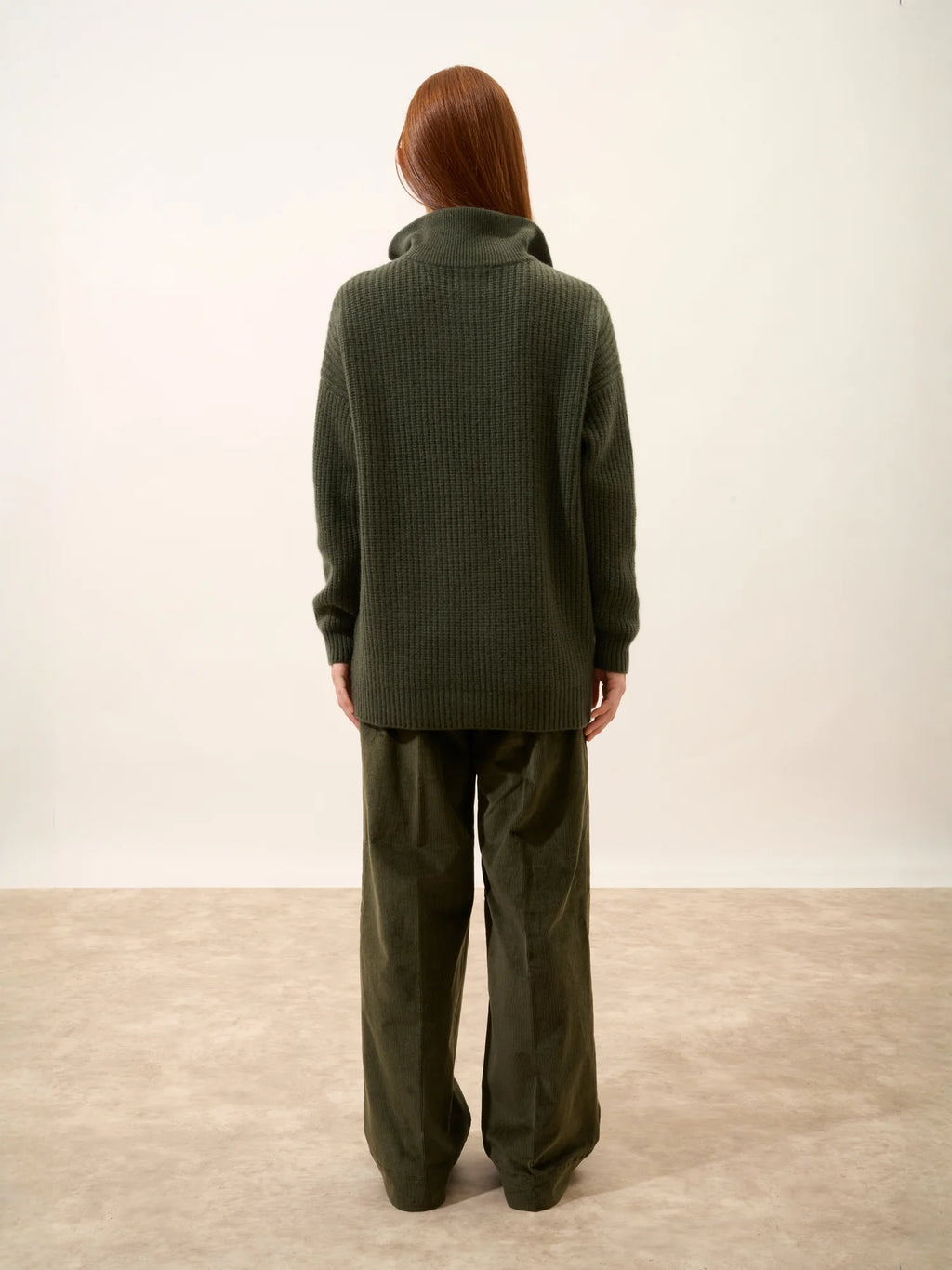 NORDICA pullover dockermütze 6-fädig khaki