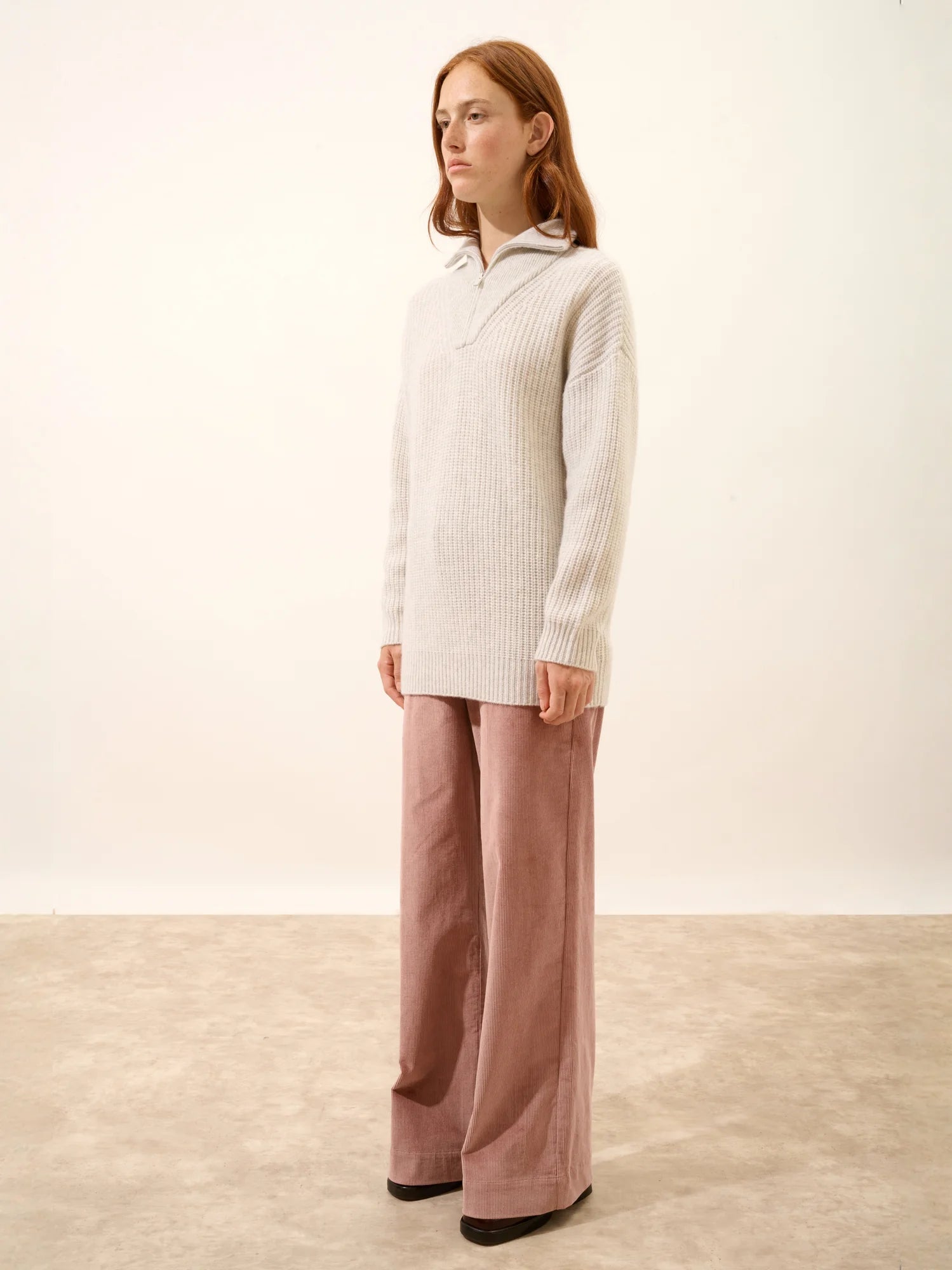 NORDICA pullover dockermütze 6-fädig perlgrau meliert