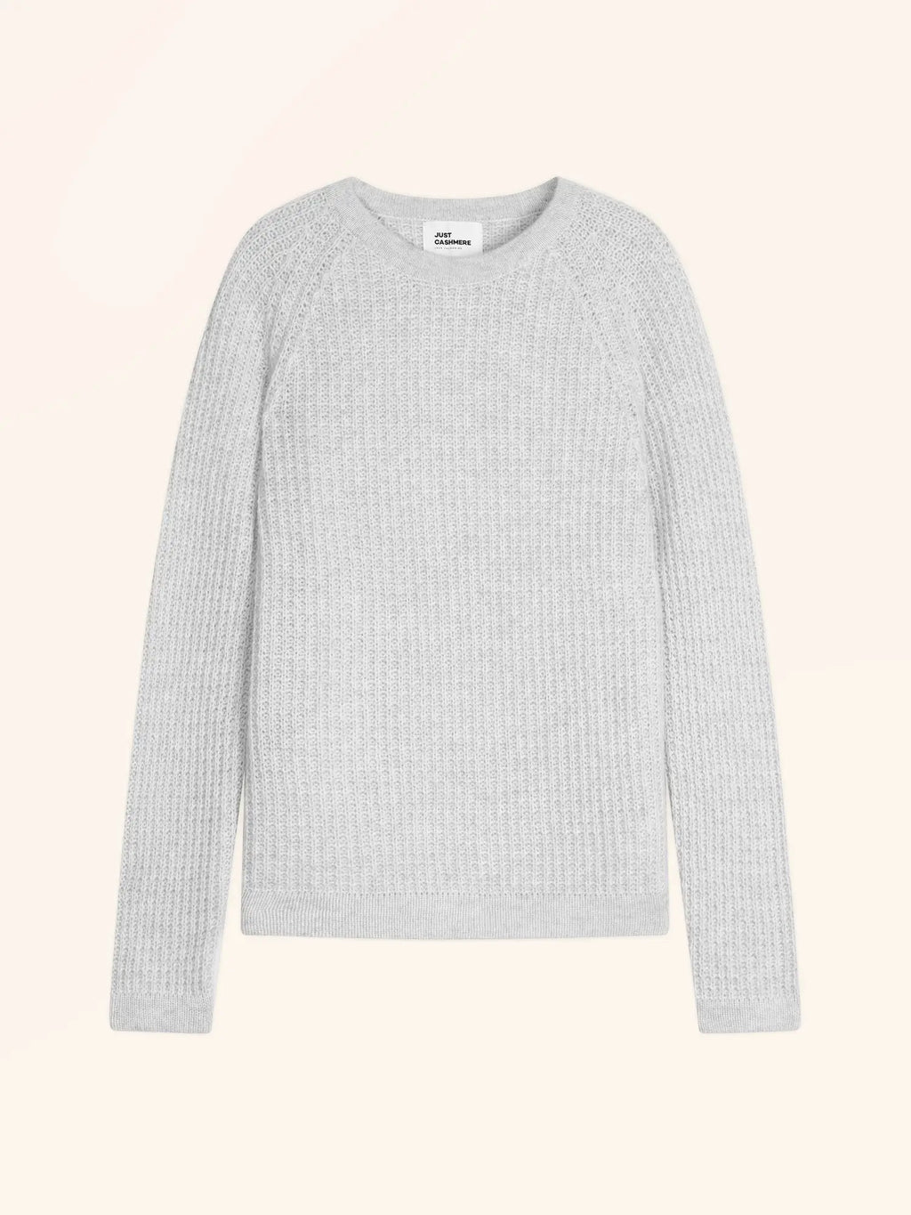 ASTRÉE pullover rundhalsausschnitt 6-fädig perlgrau meliert