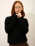 CASSIOPÉE pullover dockermütze schwarz