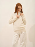 CASSIOPÉE pullover dockermütze elfenbein