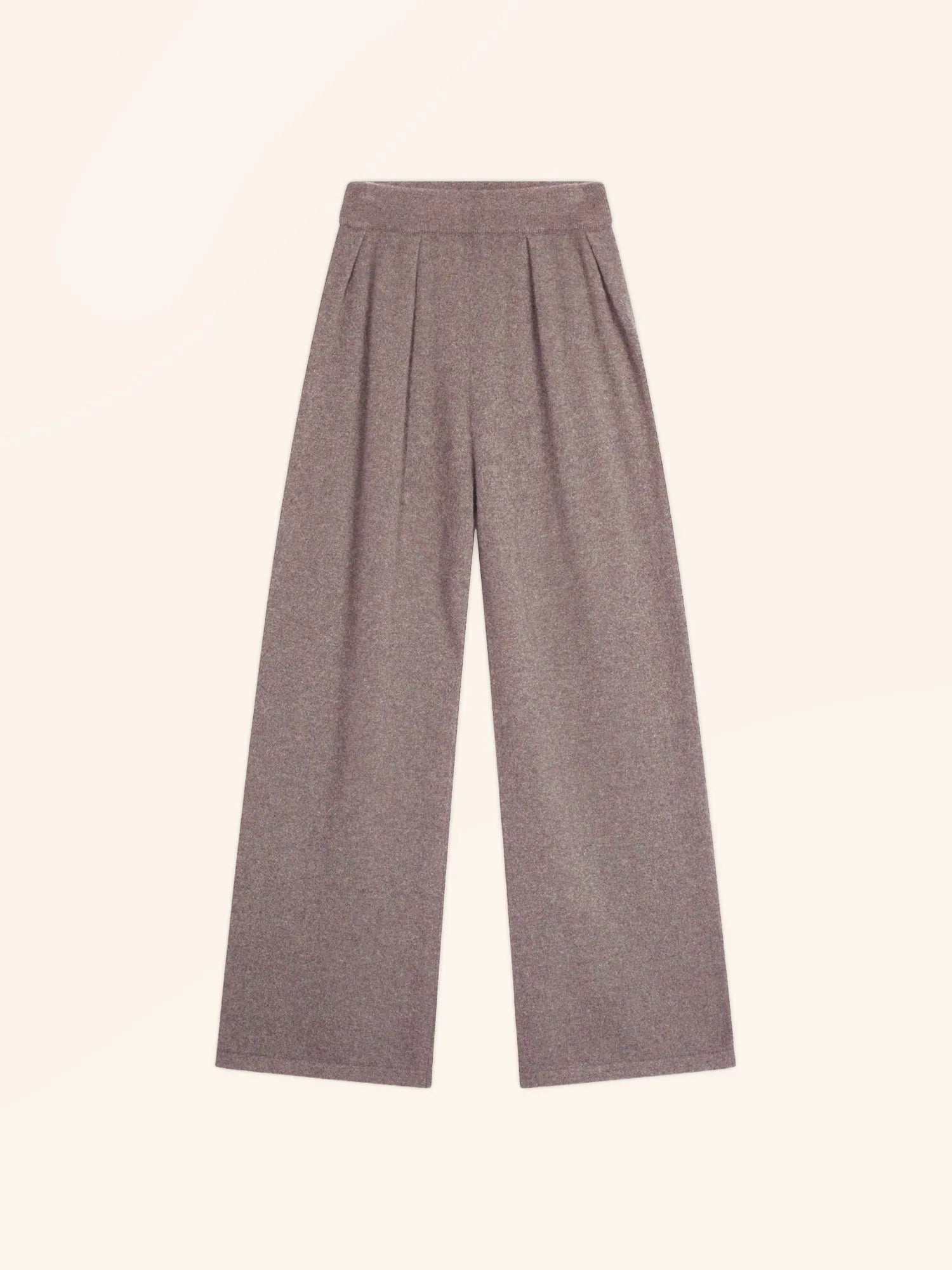 DAPHNE pantalon large caribou chiné