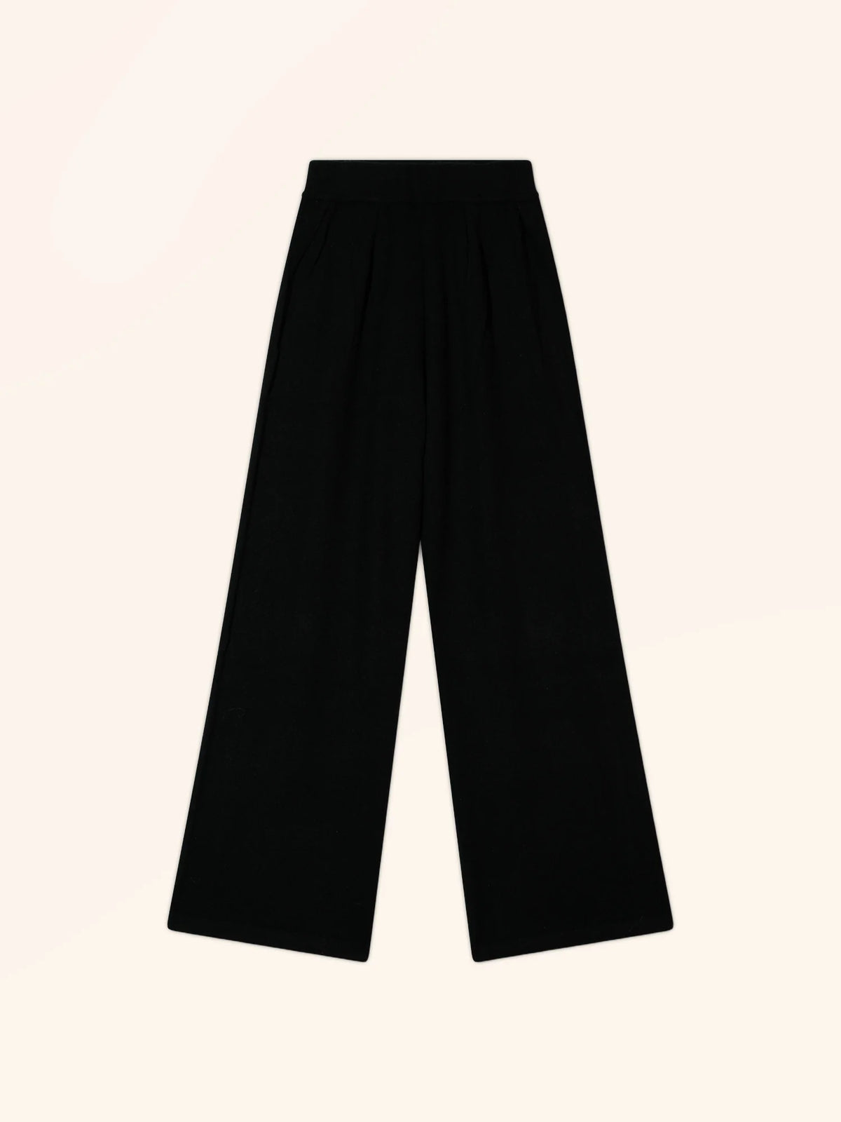 DAPHNE Wide-Leg Trousers Black