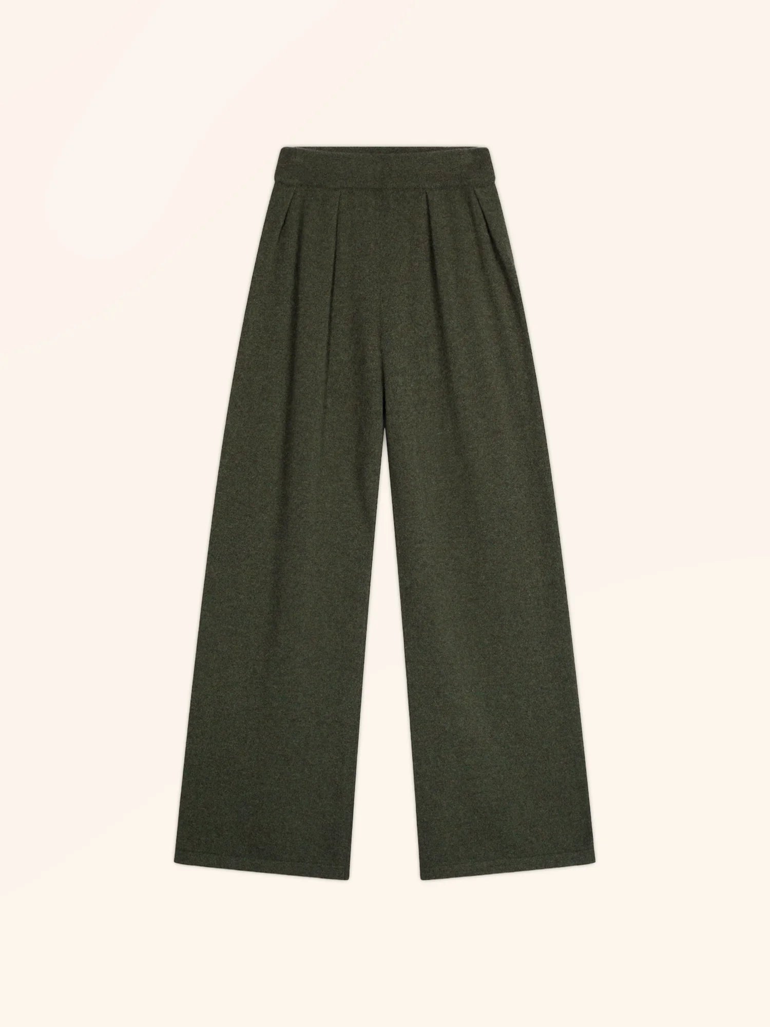 DAPHNE hose weit khaki meliert