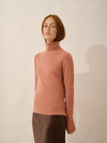 LANAIS pullover rollkragen dahlia