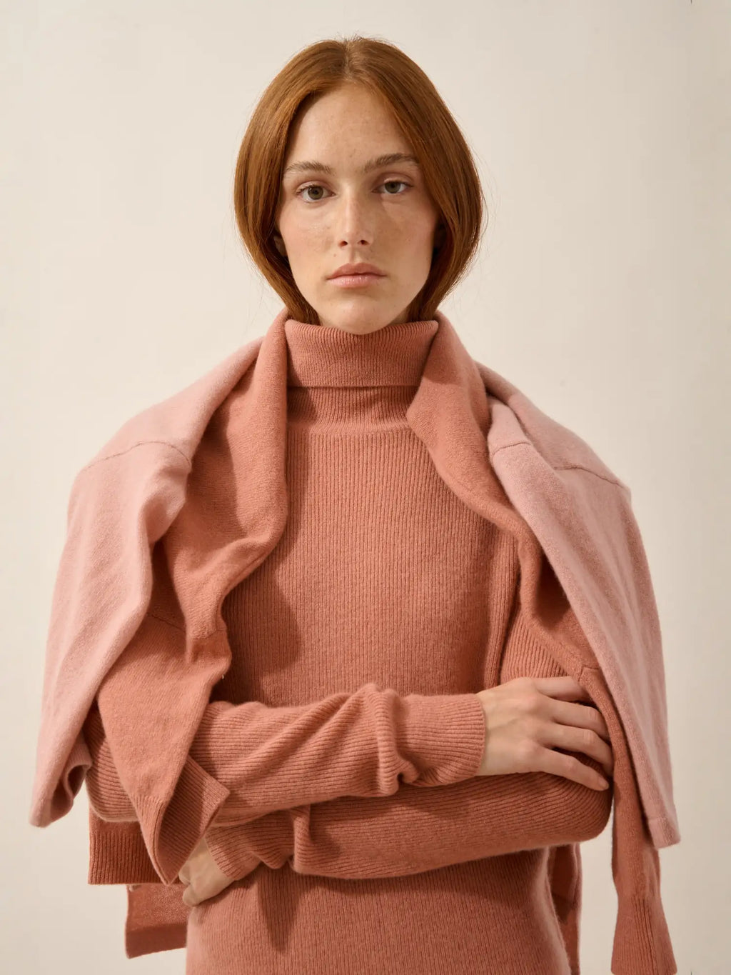 LANAIS pullover rollkragen dahlia