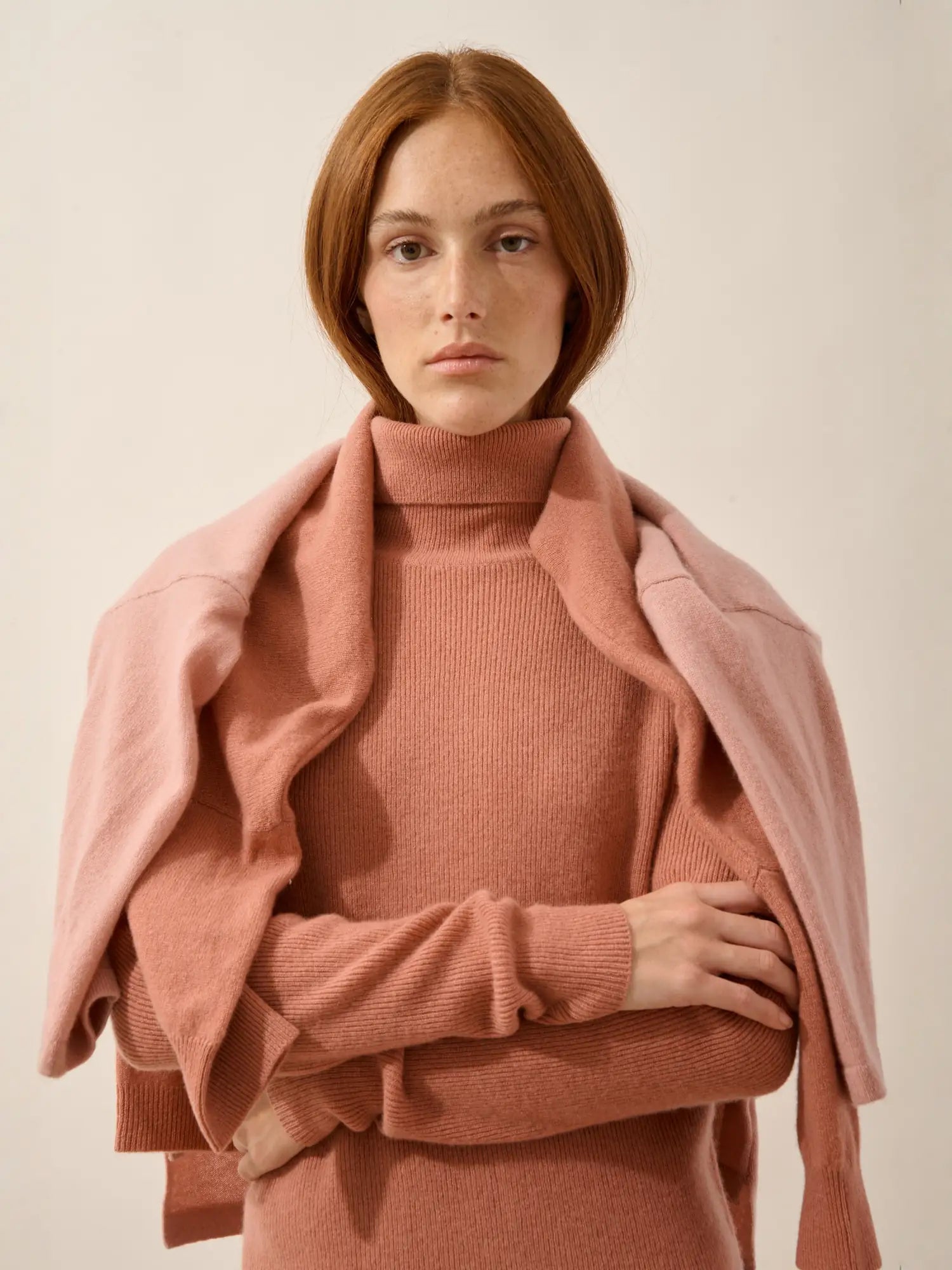 LANAIS pullover rollkragen dahlia