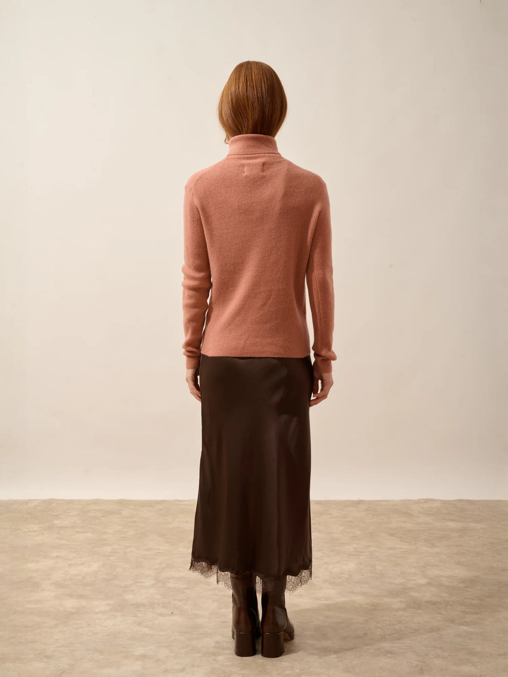 LANAIS pullover rollkragen dahlia