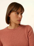 AVANA pullover rundhalsausschnitt dahlia