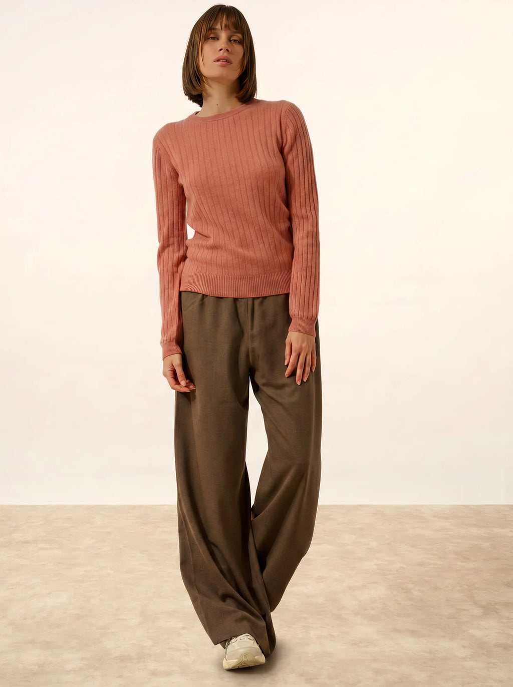 AVANA pullover rundhalsausschnitt dahlia