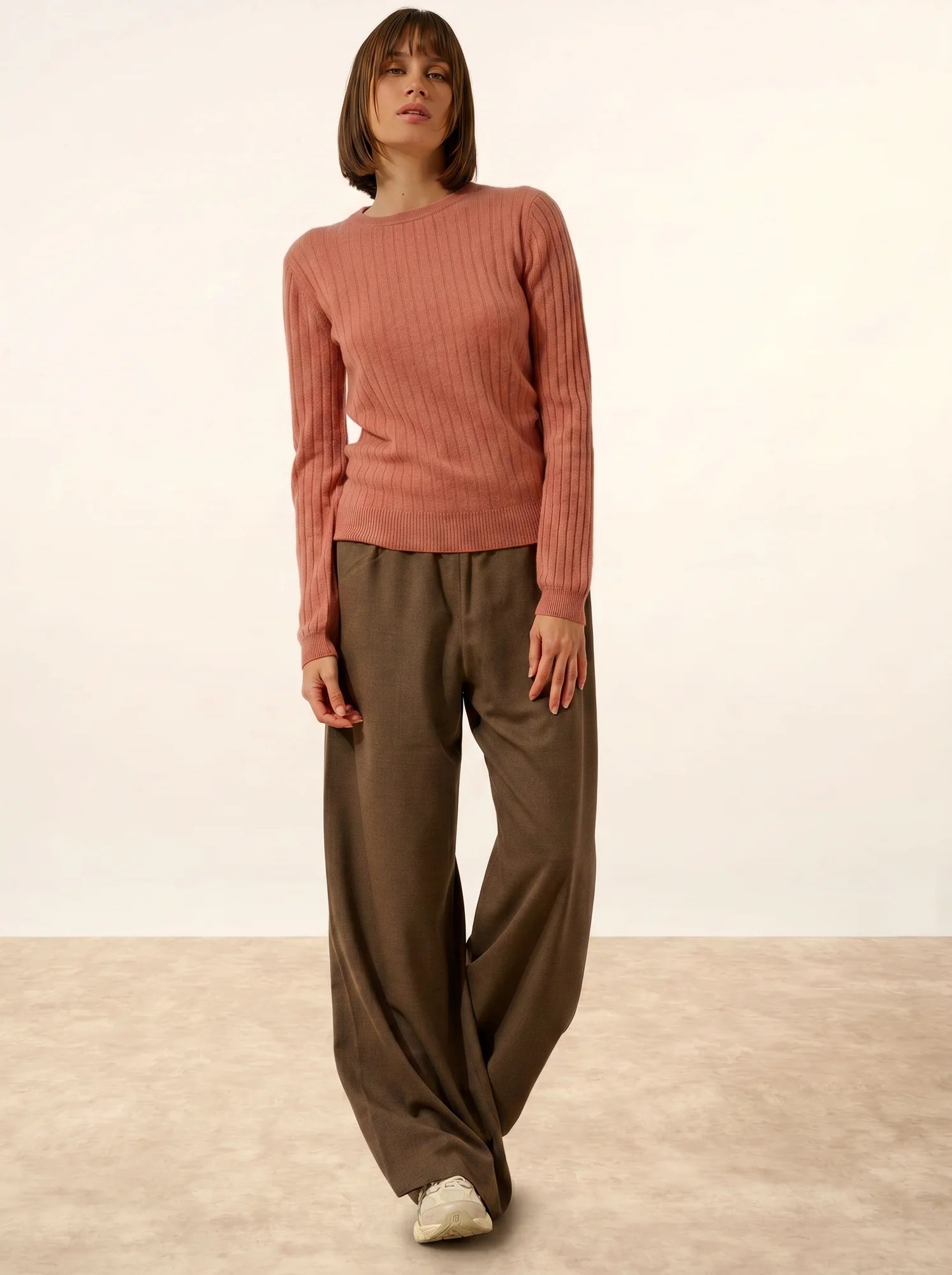 AVANA pullover rundhalsausschnitt dahlia