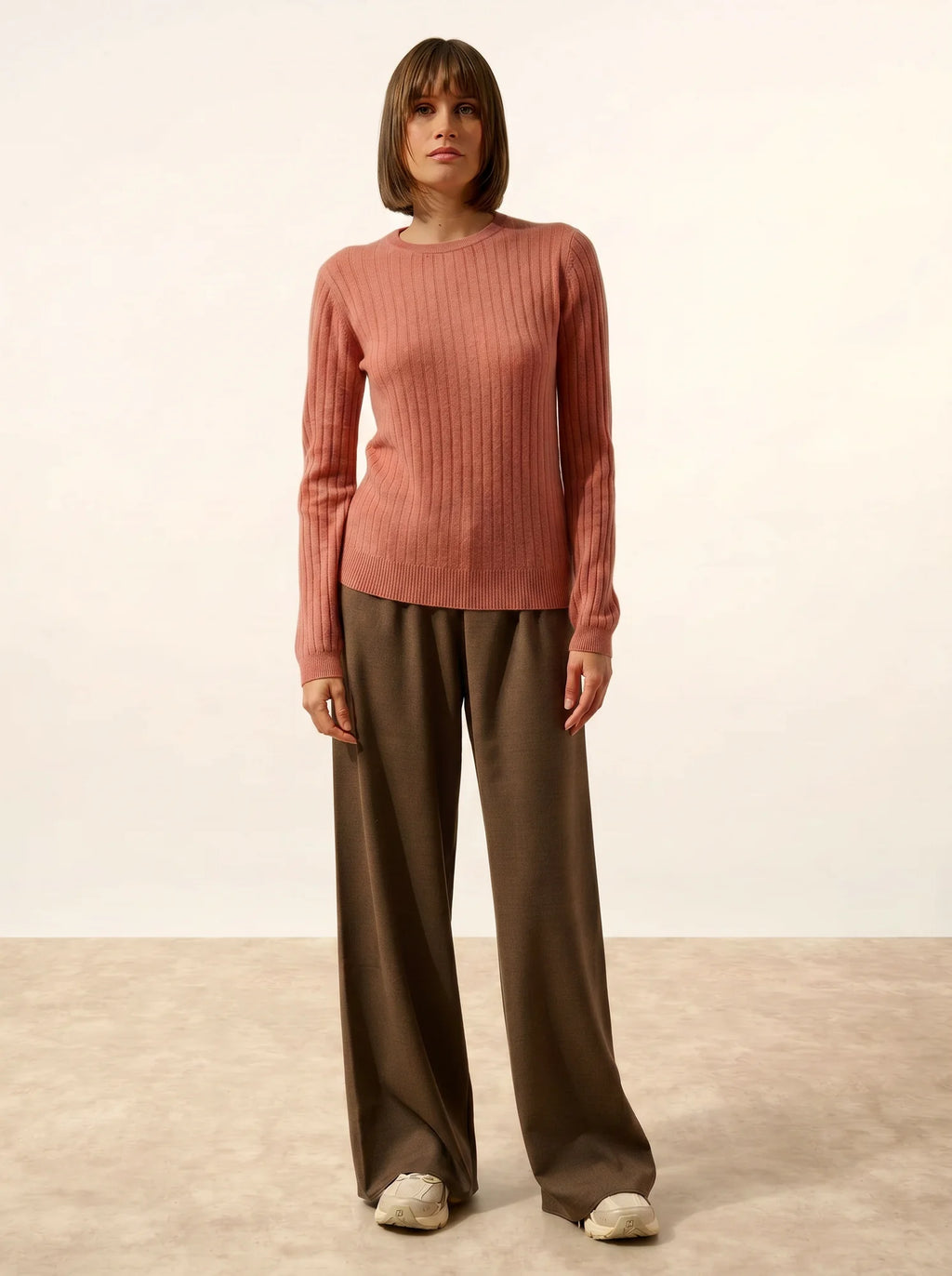 AVANA pullover rundhalsausschnitt dahlia