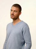 WALT Pullover V-Ausschnitt Elfenbeinblau