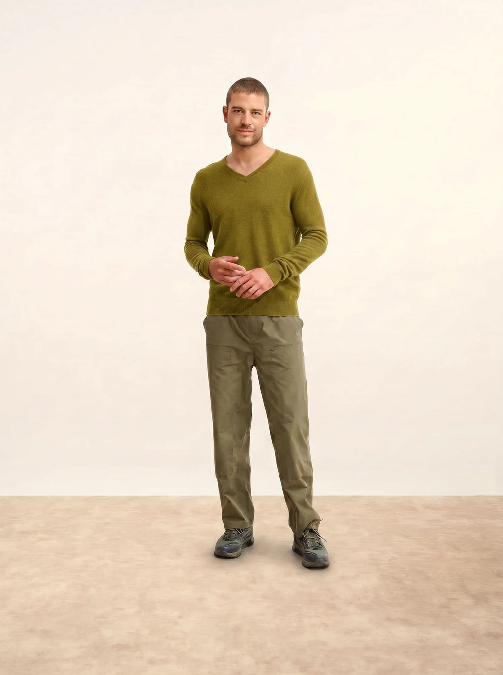 WALT pullover v-ausschnitt bronze