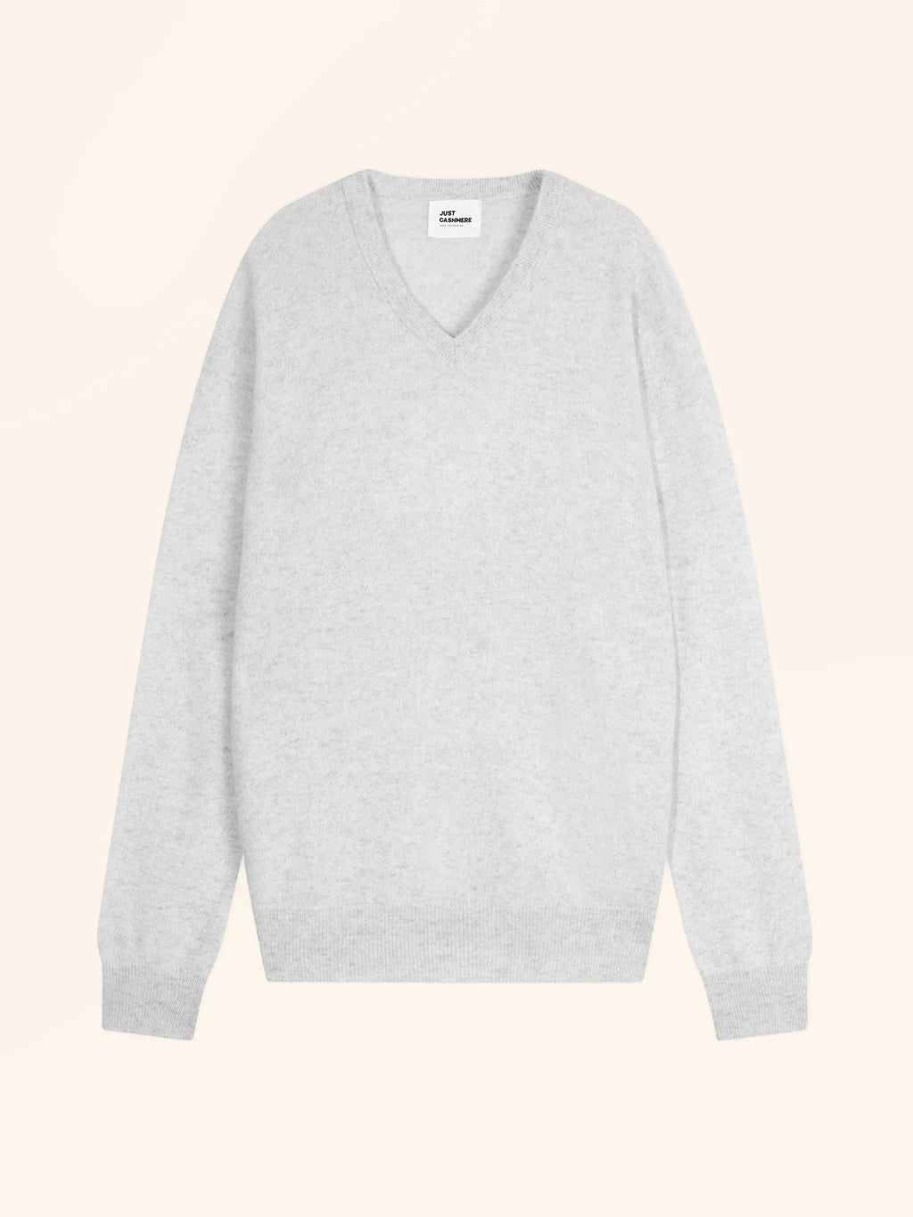 WALT pullover v-ausschnitt perlgrau meliert