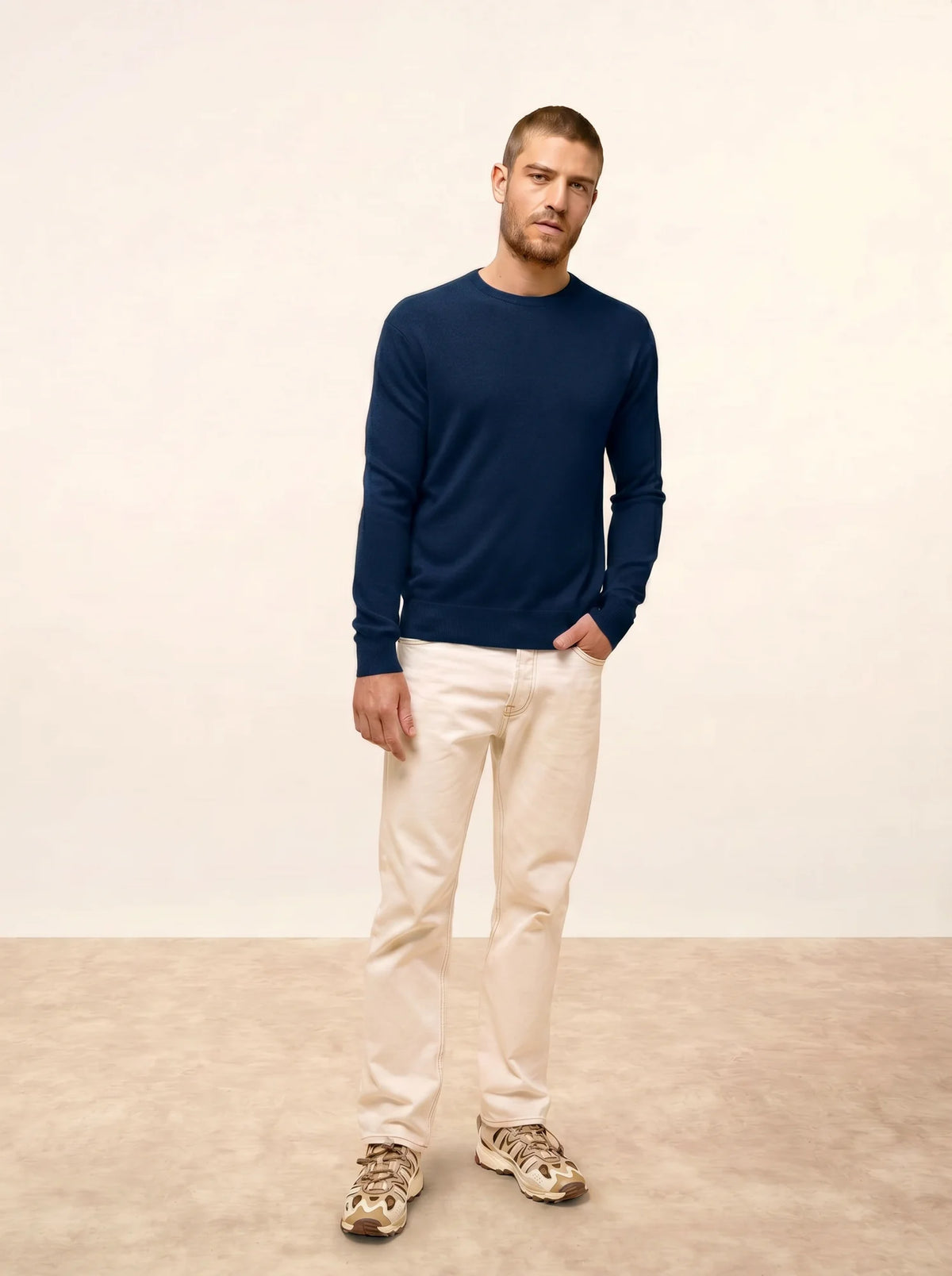 HOWARD Pullover Rundhalsausschnitt Mitternachtsblau