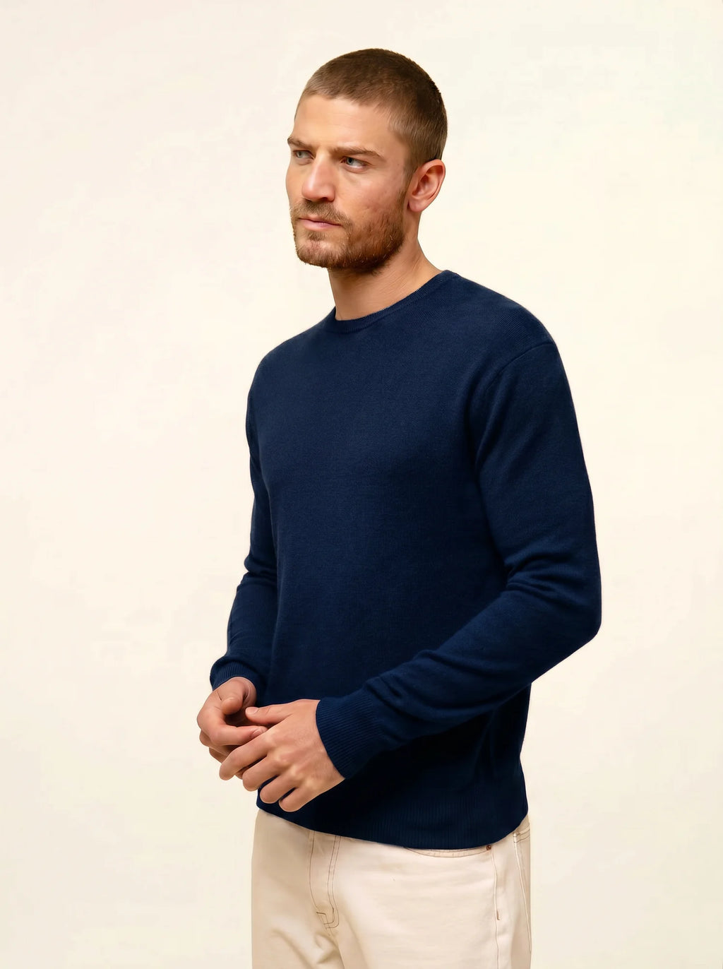 HOWARD Pullover Rundhalsausschnitt Mitternachtsblau