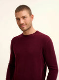 HOWARD pullover rundhalsausschnitt mûre