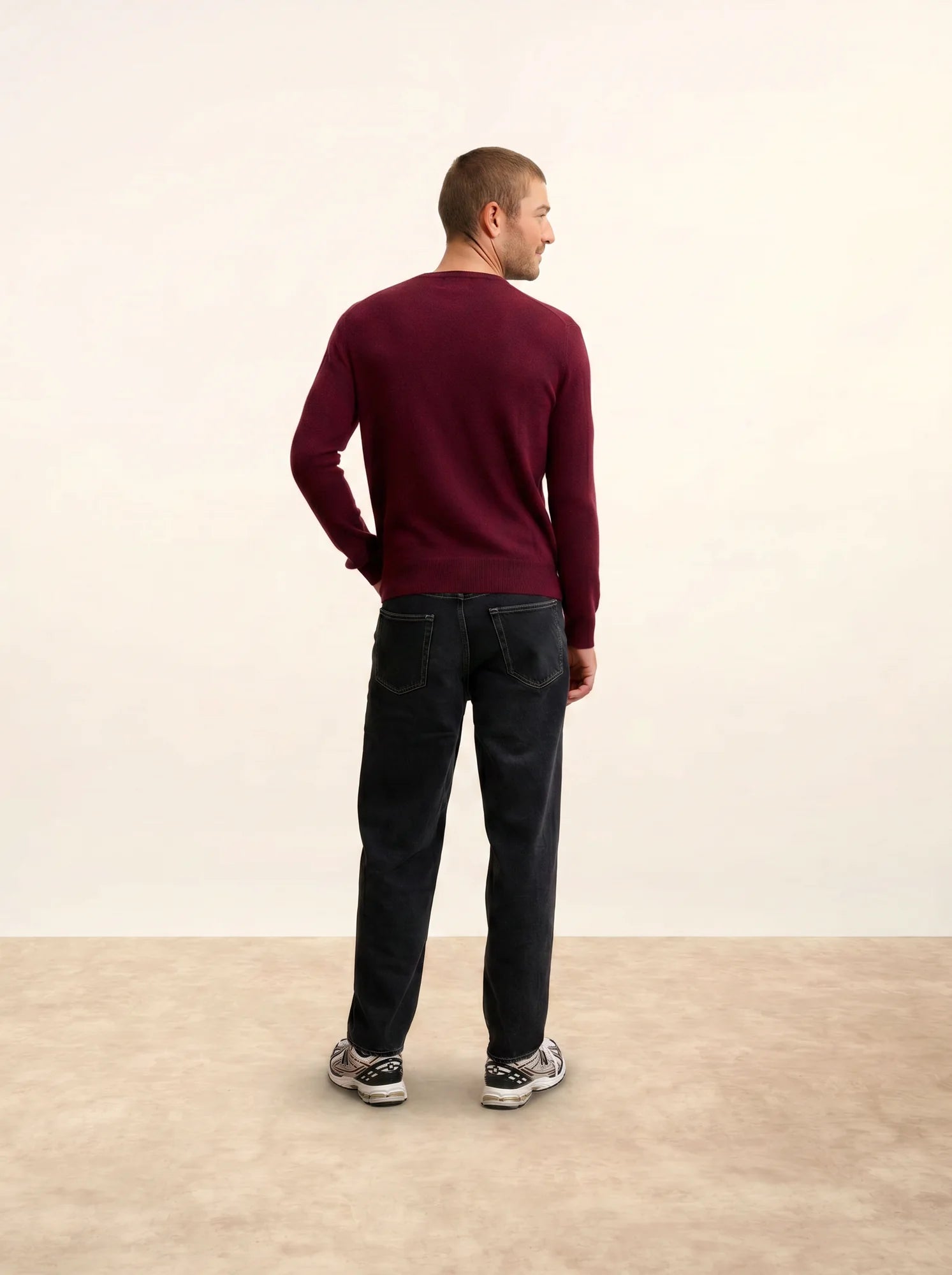HOWARD pullover rundhalsausschnitt mûre