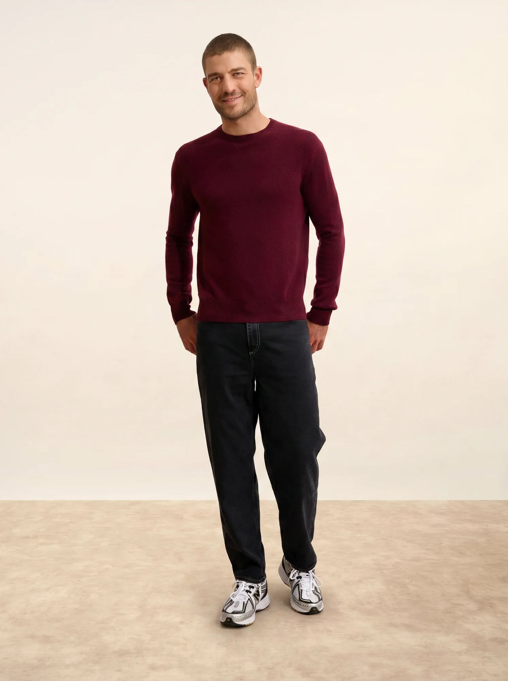 HOWARD pullover rundhalsausschnitt mûre