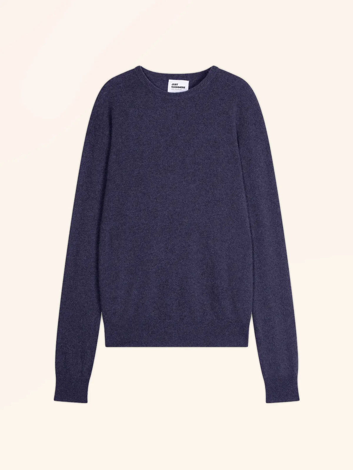 HOWARD Pullover Rundhalsausschnitt Violett Grau meliert