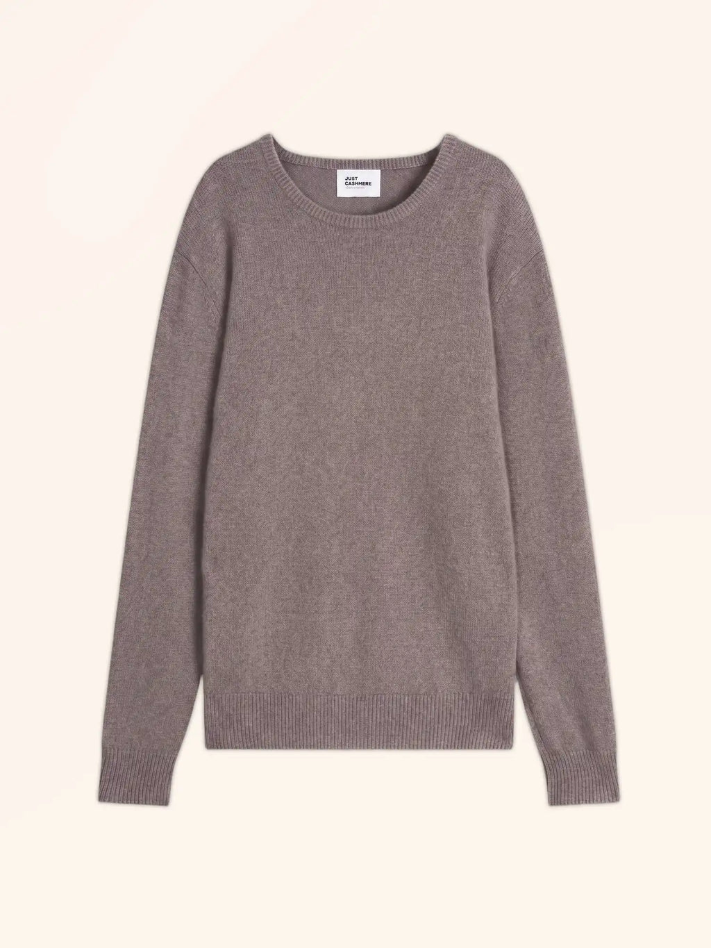 GABIN pullover rundhalsausschnitt 4-fädig caribou meliert