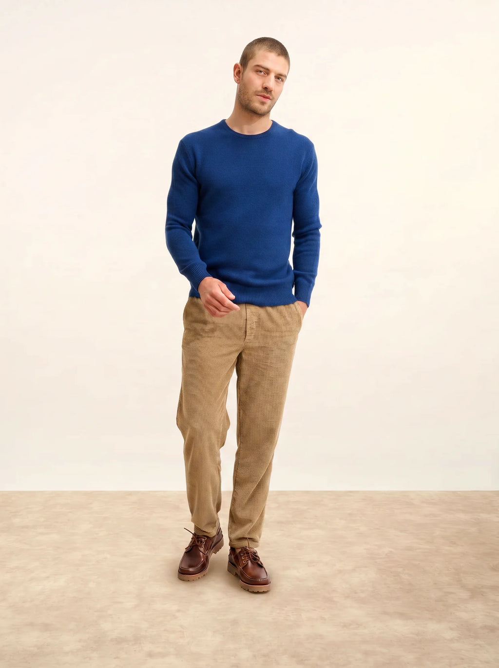 GABIN pullover rundhalsausschnitt 4-fädig minuit
